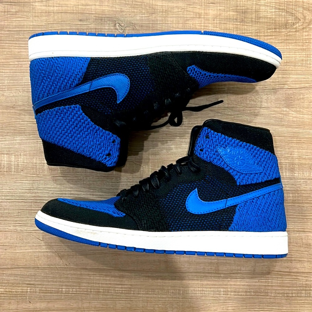 Jordan 1 Retro High OG Flyknit - Royal - Size 13 - Like New